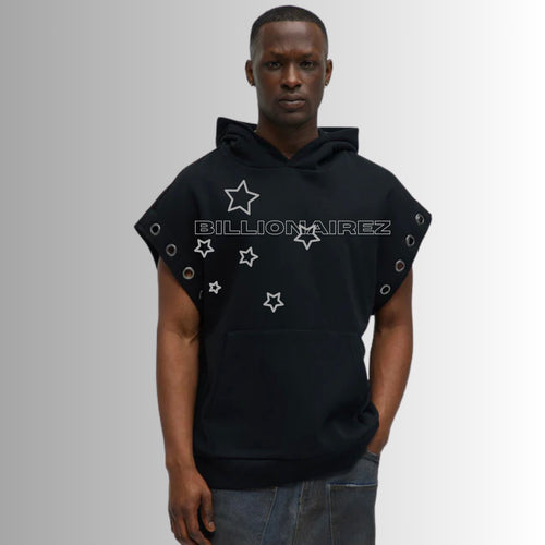 BillionaireZ Celestial Sleeveless Hoodie