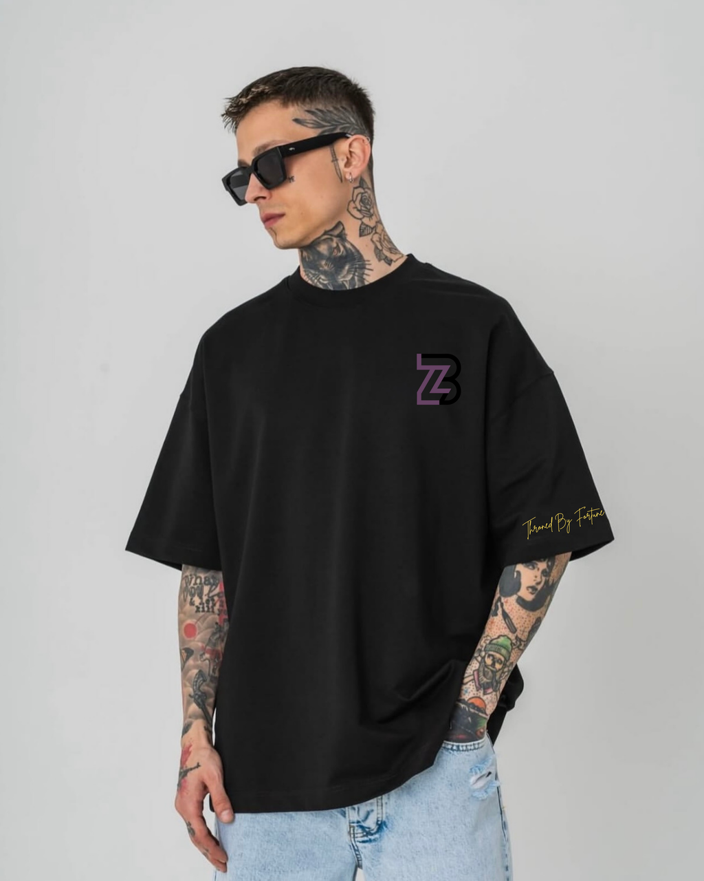 BillionaireZ “Throned By Fortune” Oversized T-Shirt