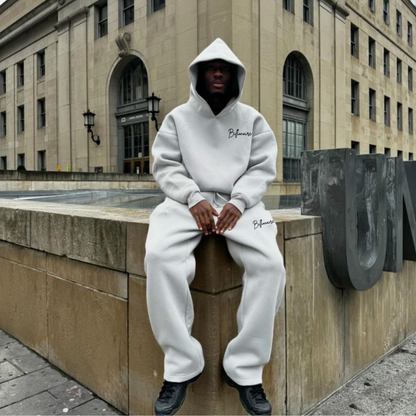 BZ Monochrome Luxe Co-Ord Set – Off White