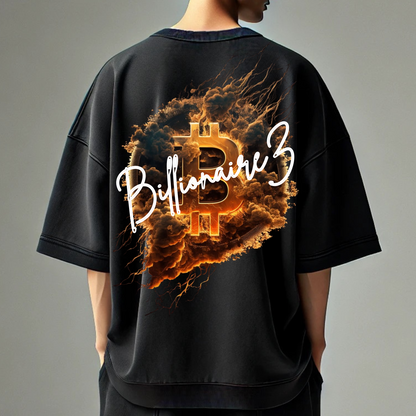 Billionairez “Crypto Blaze” Oversized Tee