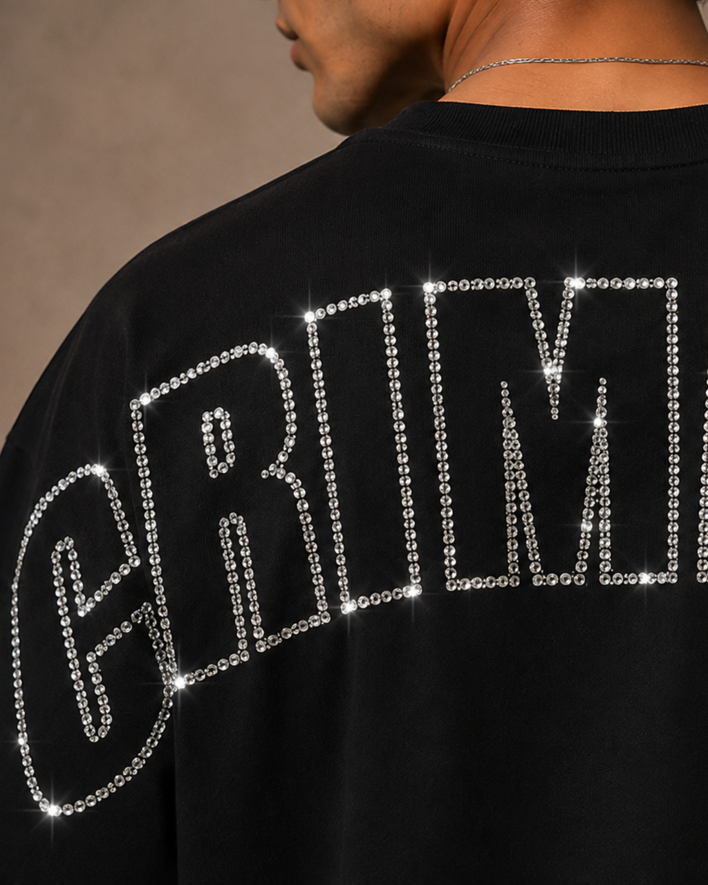 Criminal VVS Diamond Studded Tee