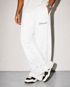 VVS Diamond Studded RR Wide-Leg Pants
