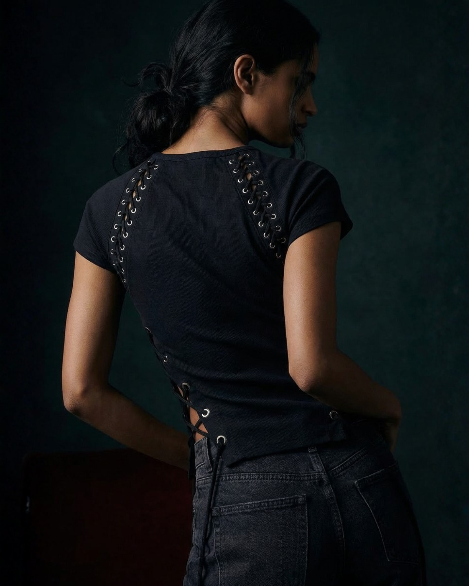 BillionaireZ “Laced Authority” Contour Crop Top (Exclusive)