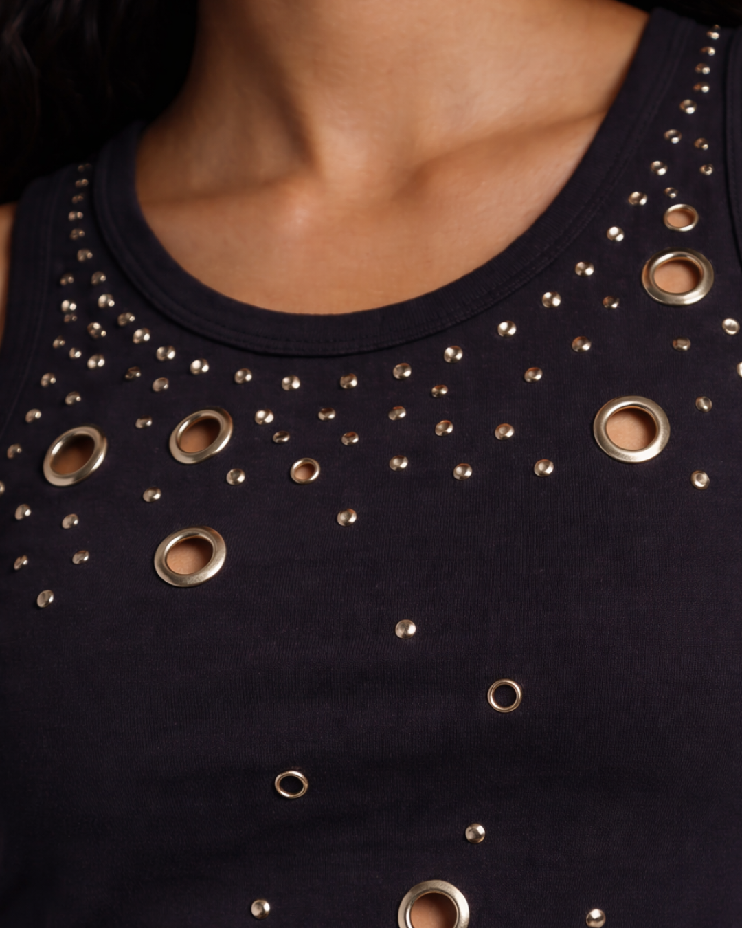 Midnight Armor Studded Tank