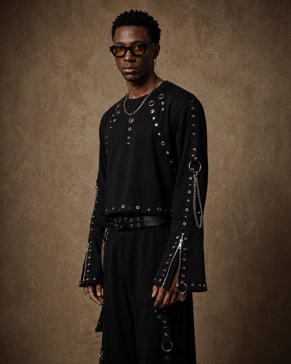 Chrome Ritual Flared Sleeve Tee