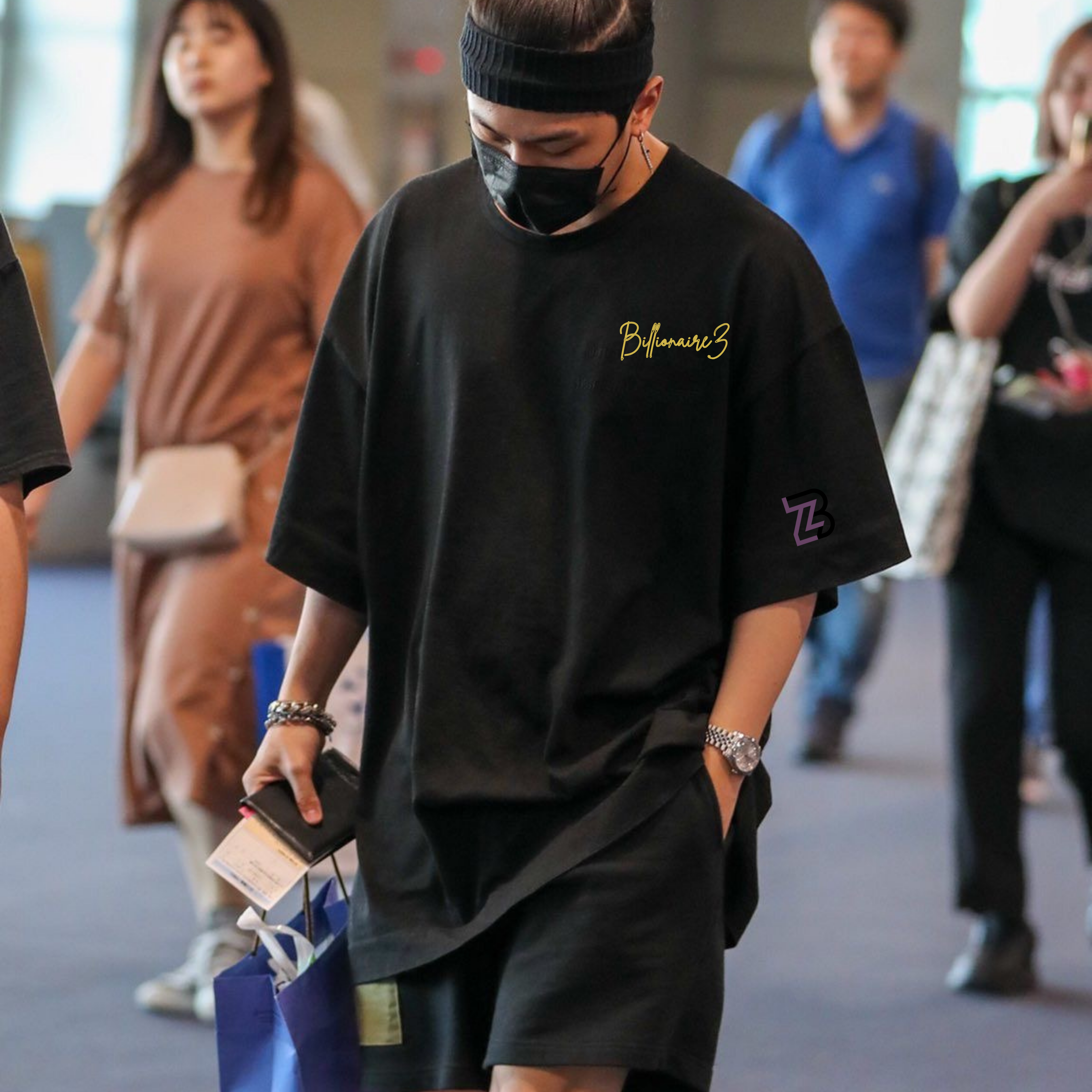 BillionaireZ Dirty Cash Oversized Tee