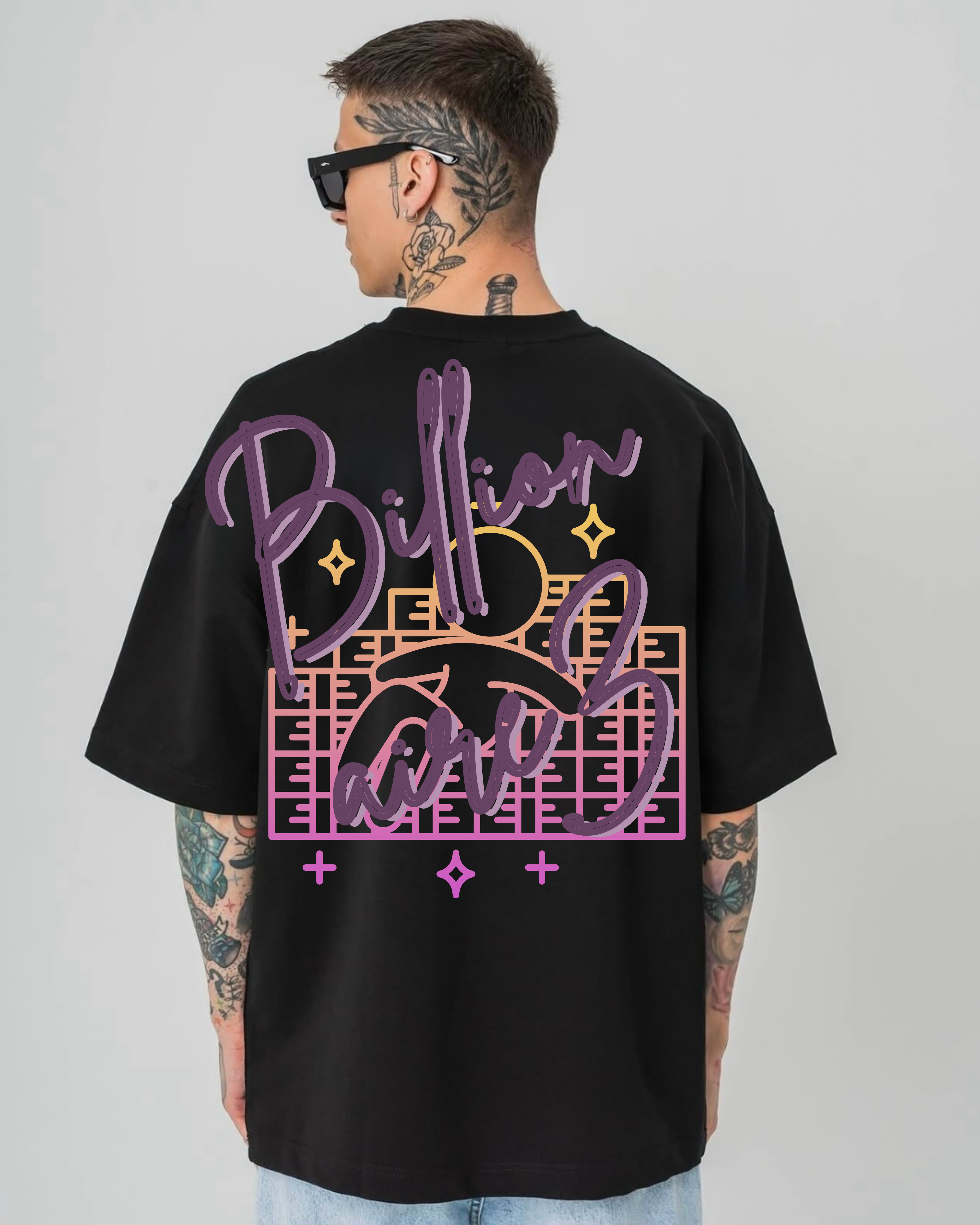 BillionaireZ “Throned By Fortune” Oversized T-Shirt
