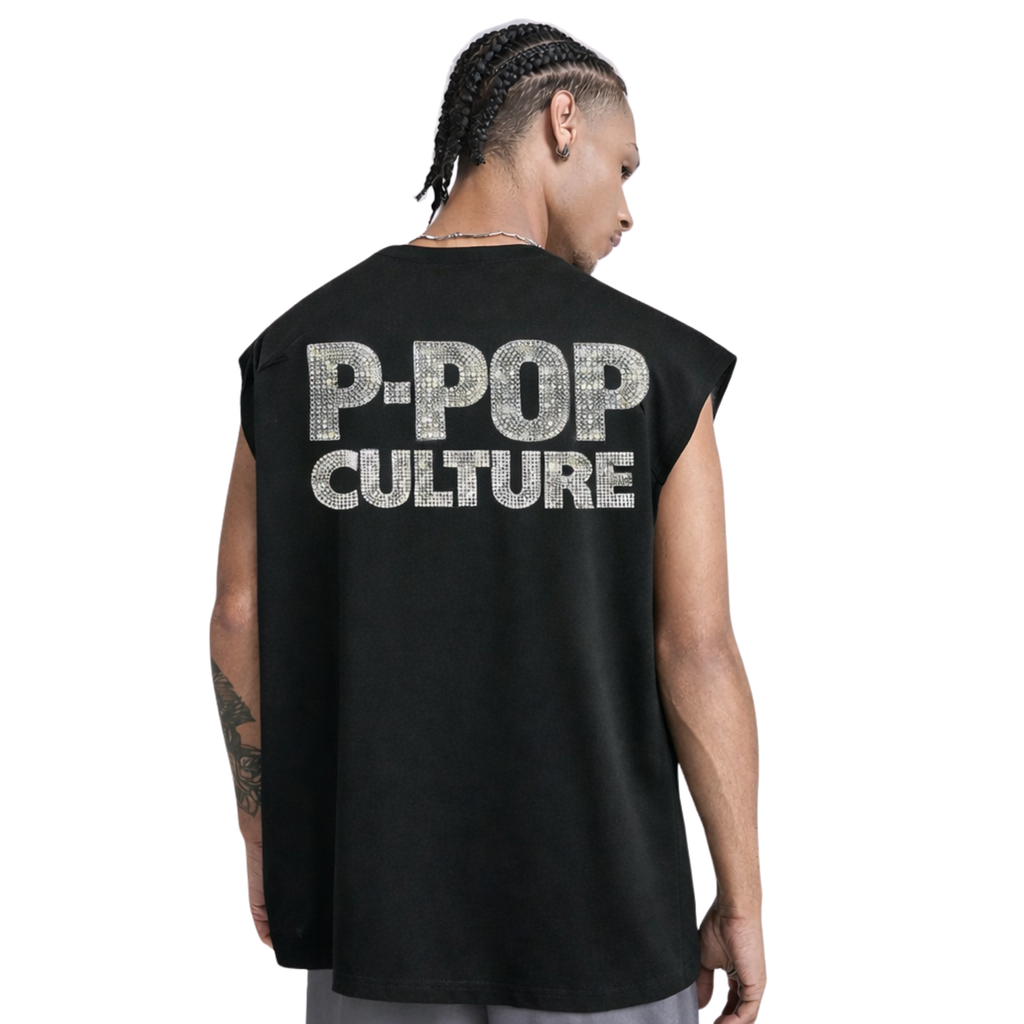 BillionaireZ – P-POP Culture Rhinestone Tank