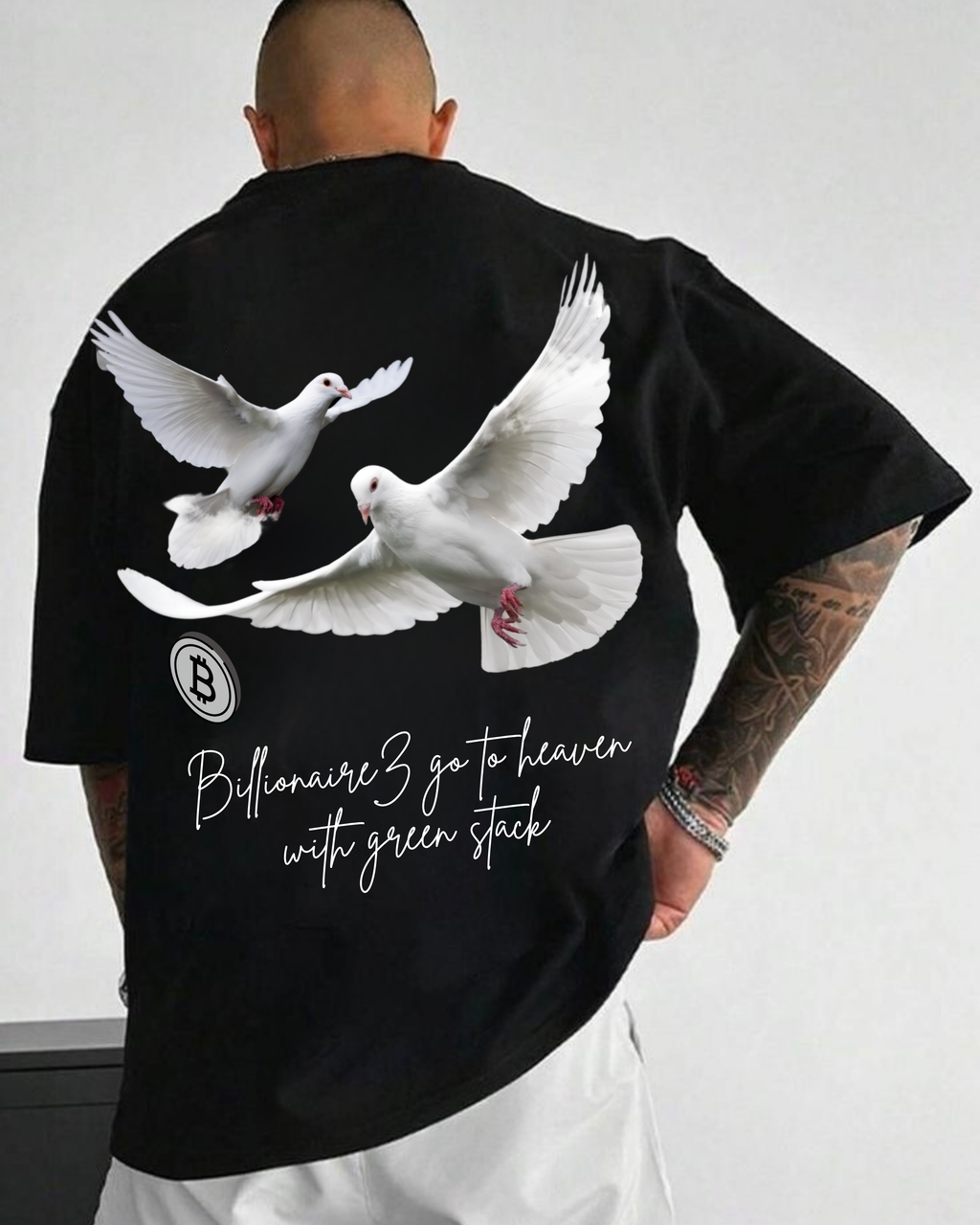 BillionaireZ “Heavenly Wealth” Oversized T-shirt