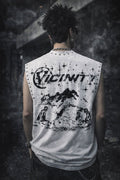BillionaireZ “Celestial Authority” Studded Oversized Vest Tee