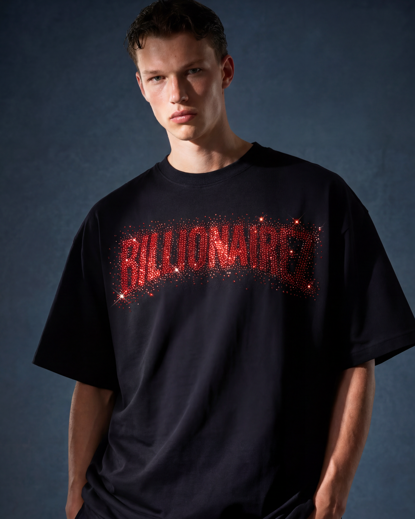 BillionaireZ Exclusive “RCB Bet” Rhinestone Tee