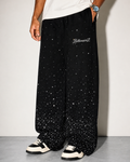 VVS Diamond Studded RR Wide-Leg Pants