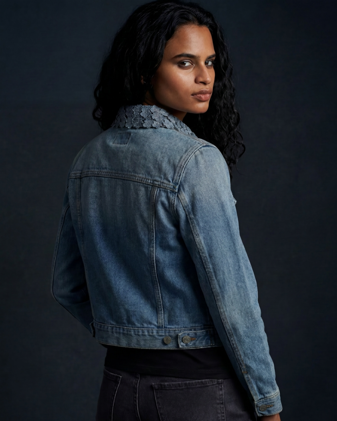 BillionaireZ Fleur Denim Jacket