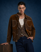 BillionaireZ Cowboy Hearts Suede Jacket