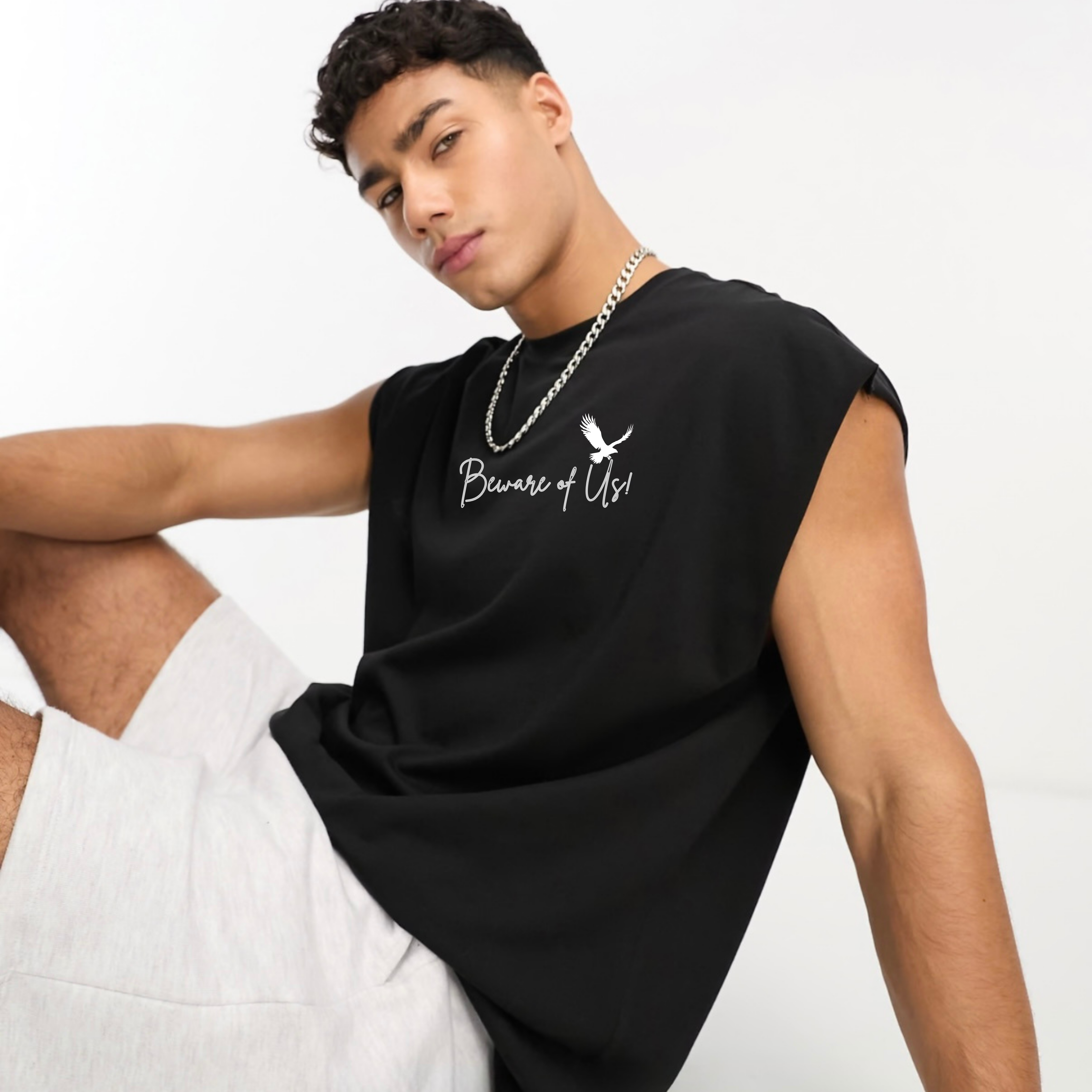 BillionaireZ Shadow Stare Sleeveless Tank