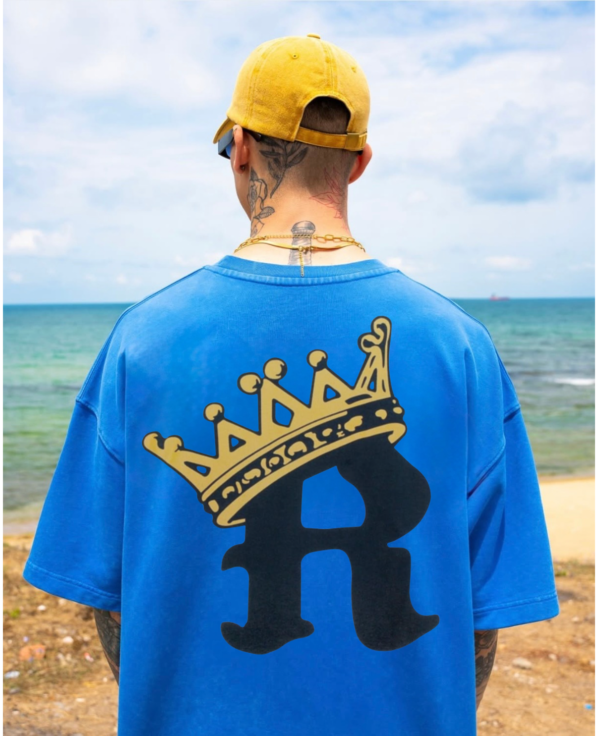 Crowned Royals” Oversized Tee – BillionaireZ Edition