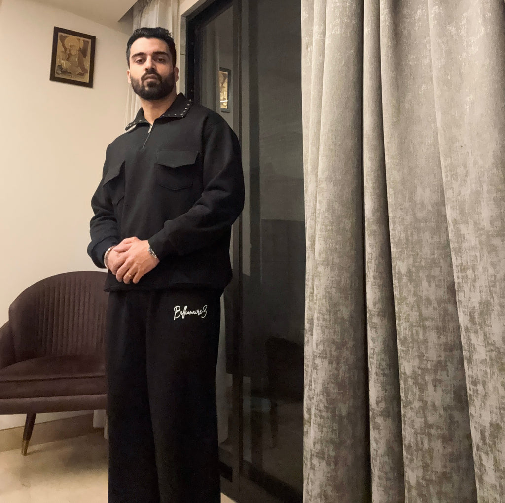 Midnight Authority Studded Coord Set