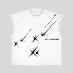 BillionaireZ “Celestial Authority” Studded Oversized Vest Tee