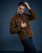 BillionaireZ Cowboy Hearts Suede Jacket