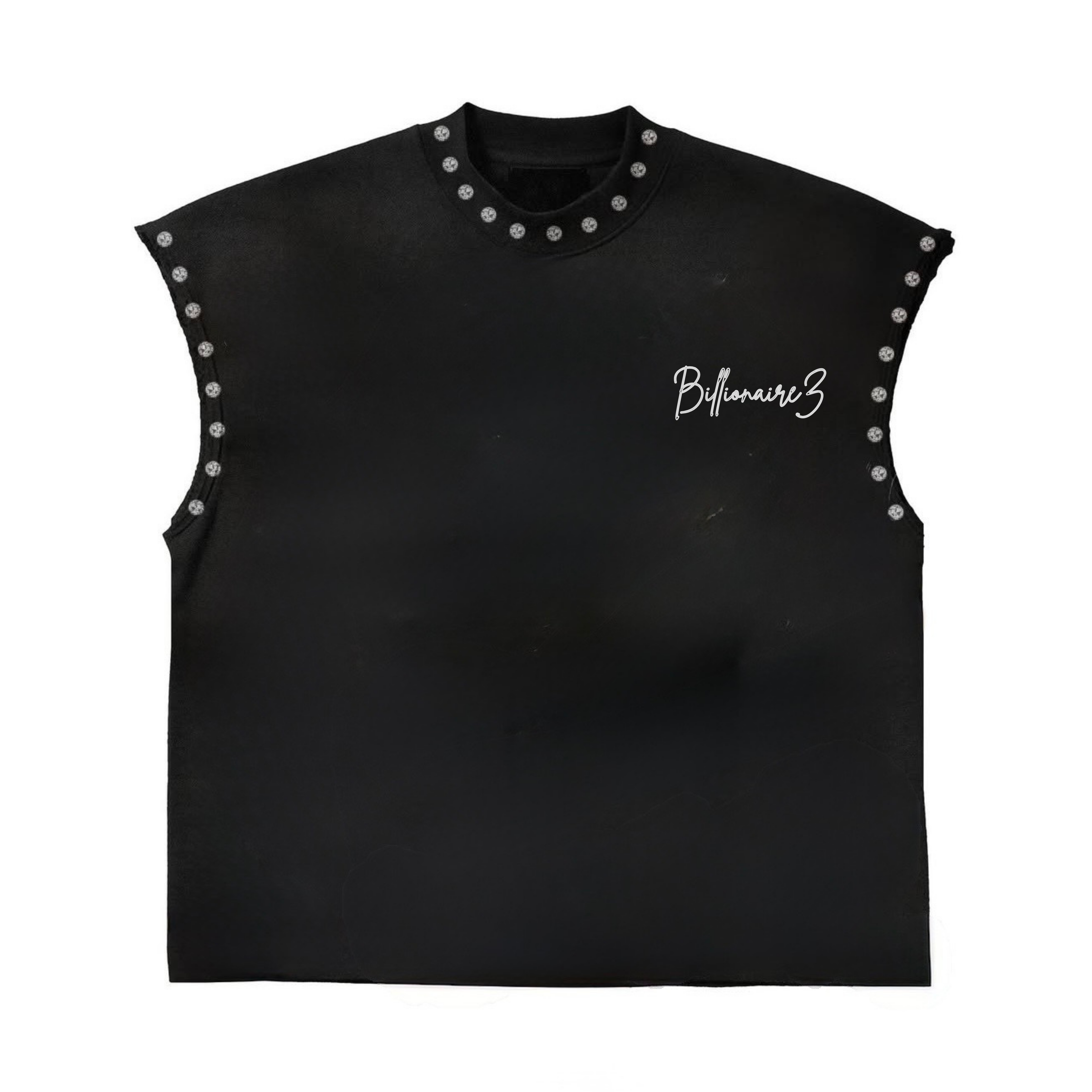 BillionaireZ Studded Power Vest Tee