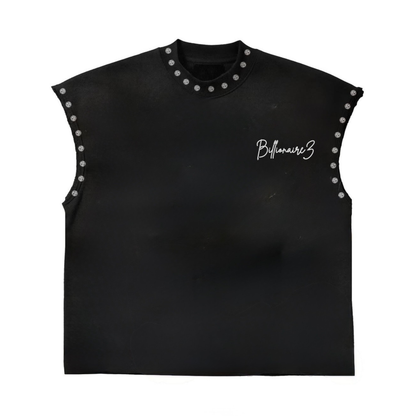 BillionaireZ Studded Power Vest Tee