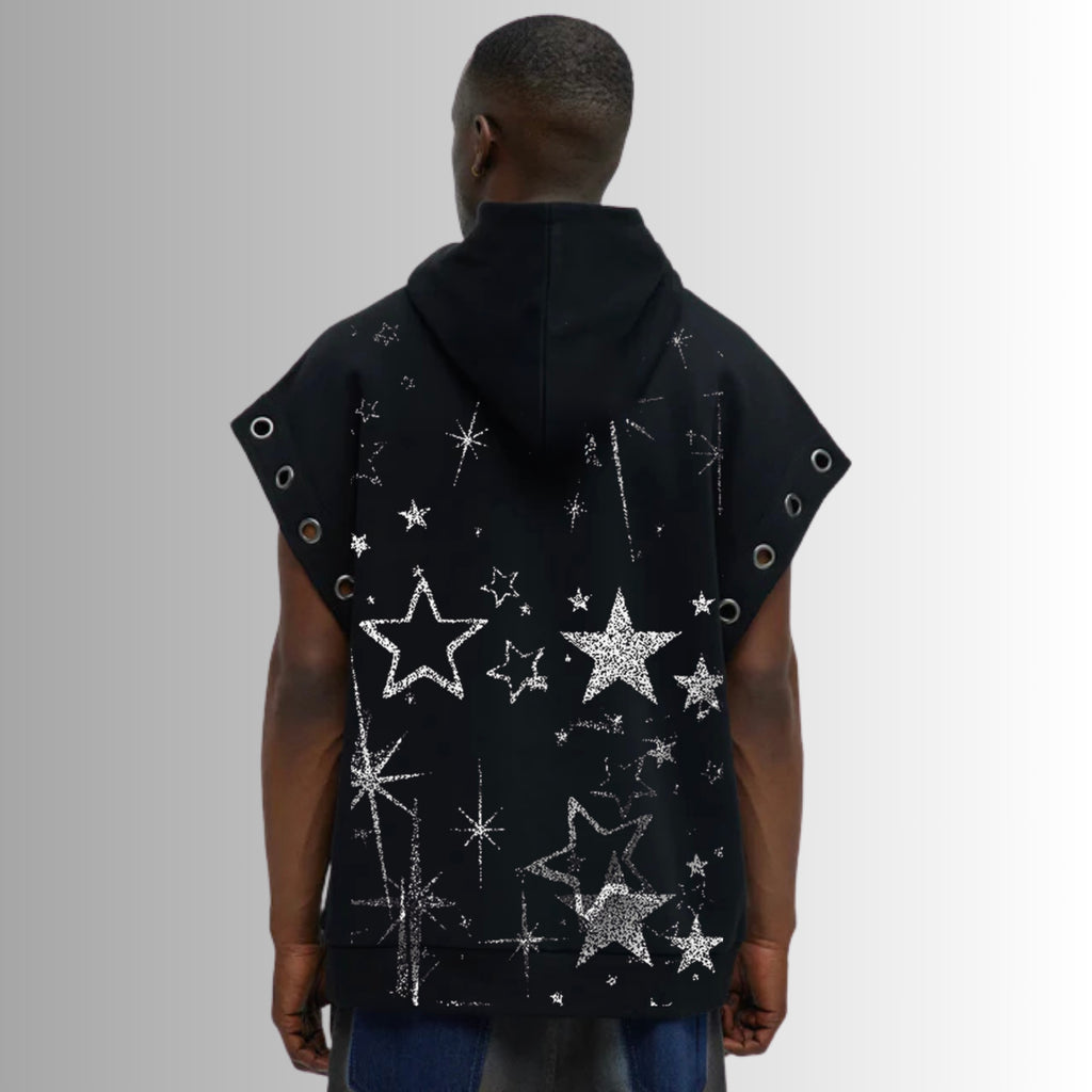 BillionaireZ Celestial Sleeveless Hoodie