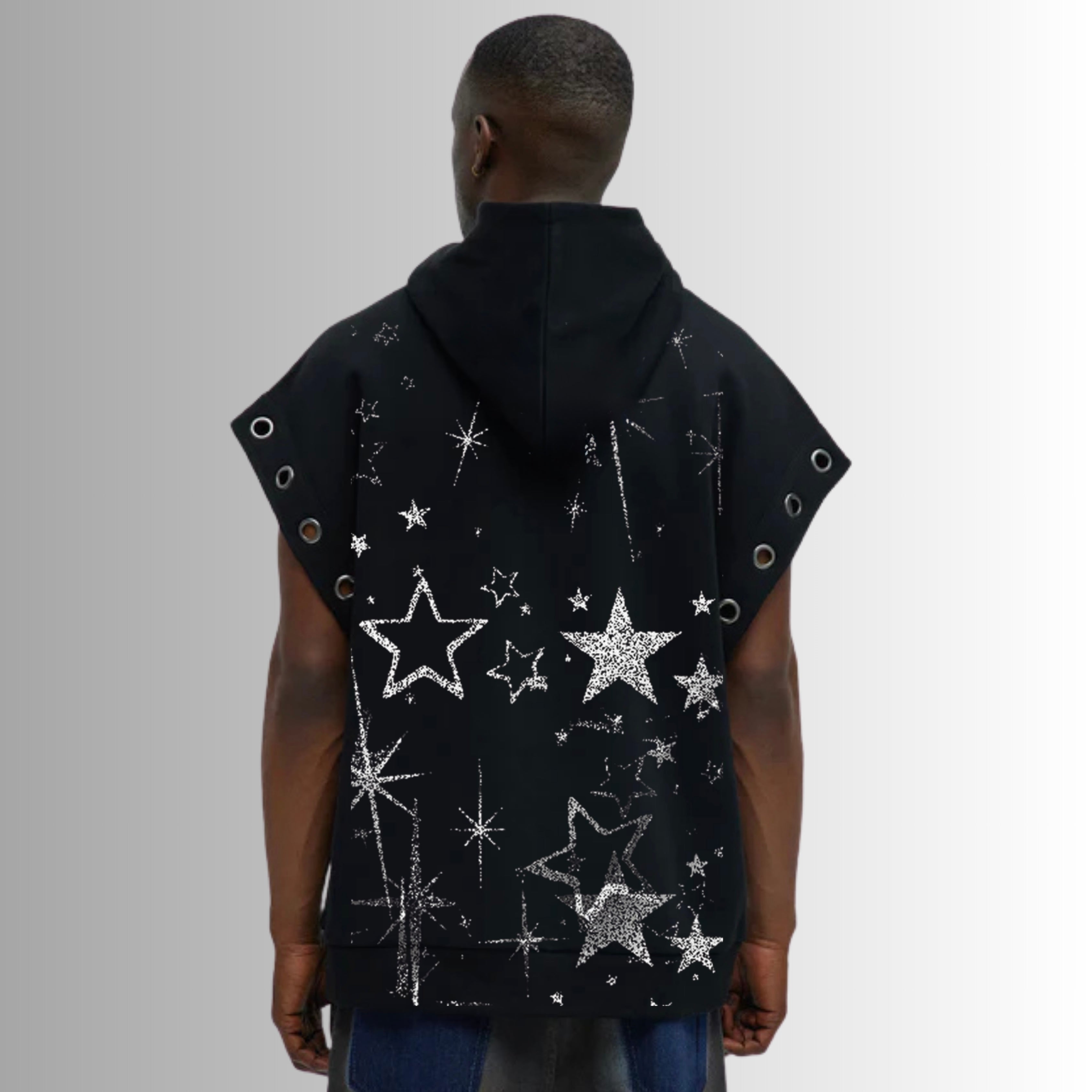 BillionaireZ Celestial Sleeveless Hoodie