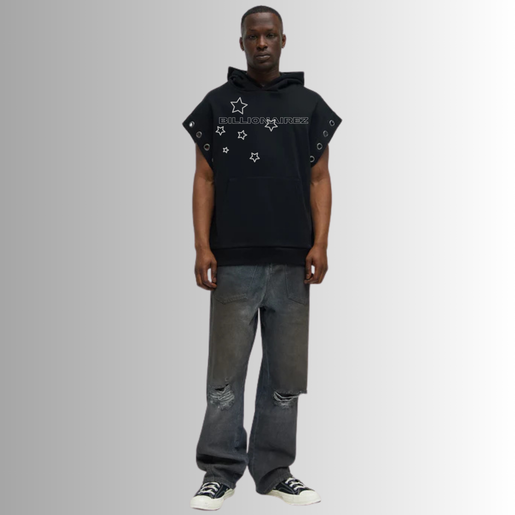 BillionaireZ Celestial Sleeveless Hoodie