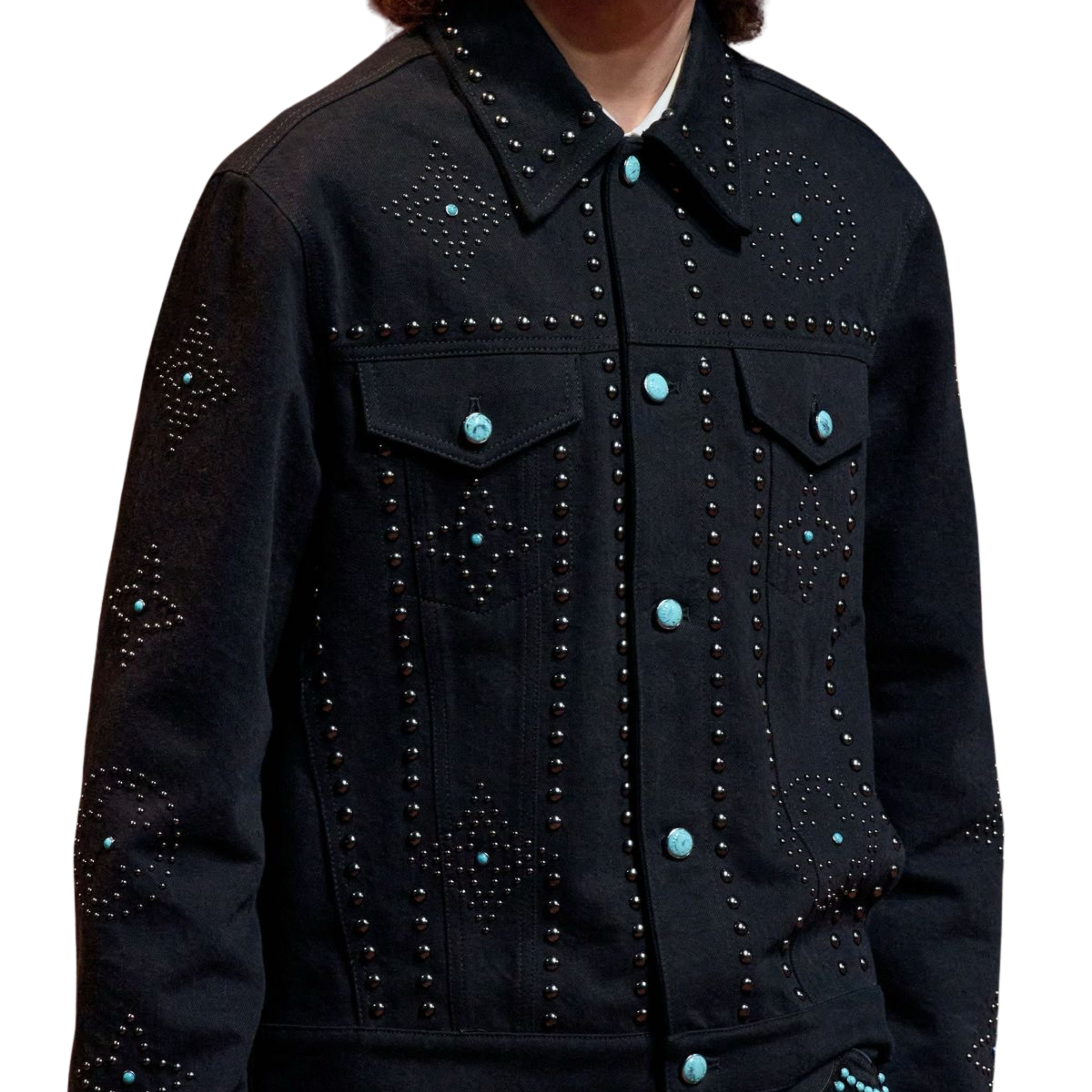 BillionaireZ Authority Studded Jacket