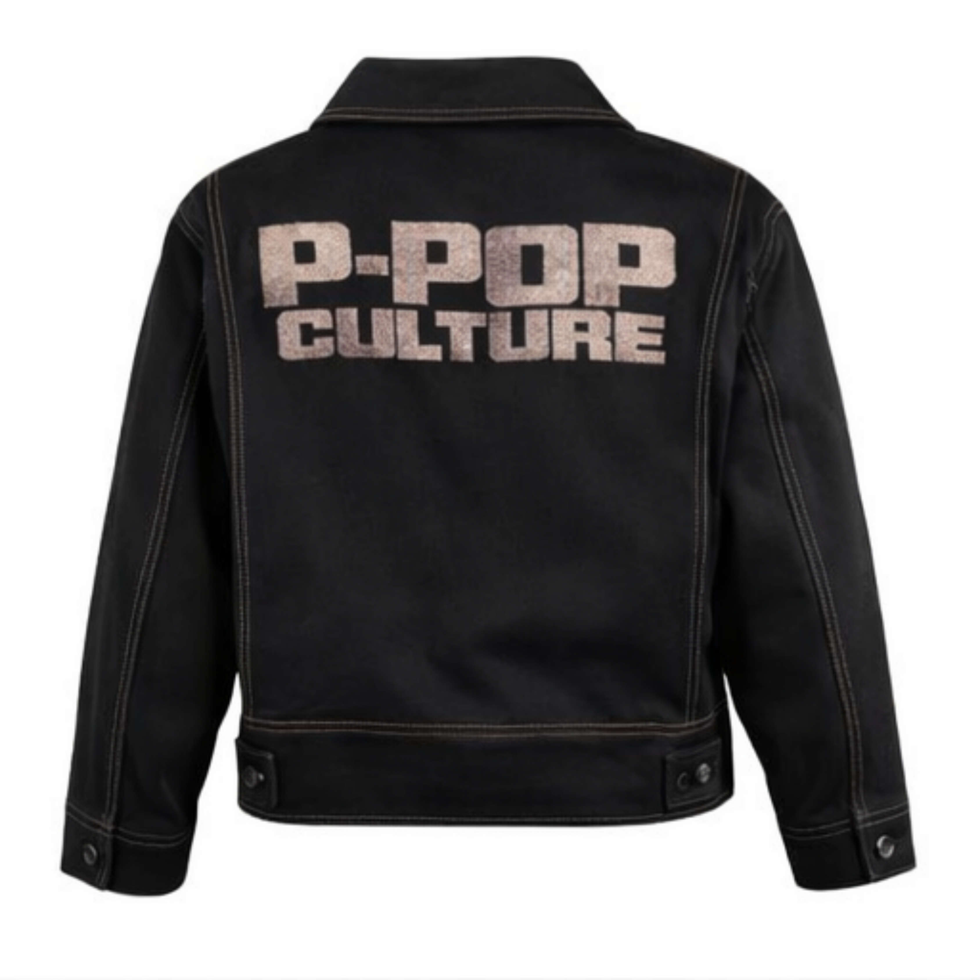 BillionaireZ P-POP Culture Rhinestone Denim Jacket