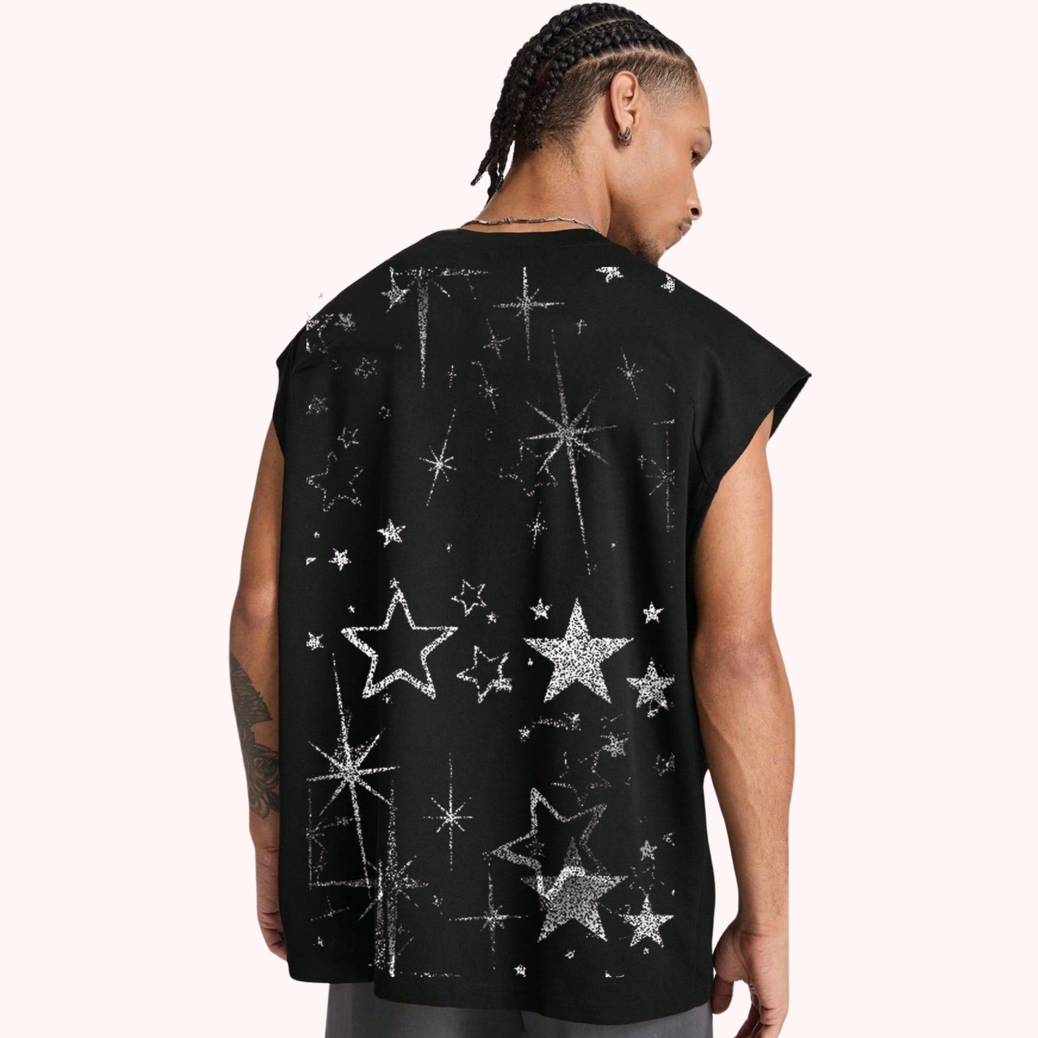 BZ Starlit Rhinestone Sleeveless Tank