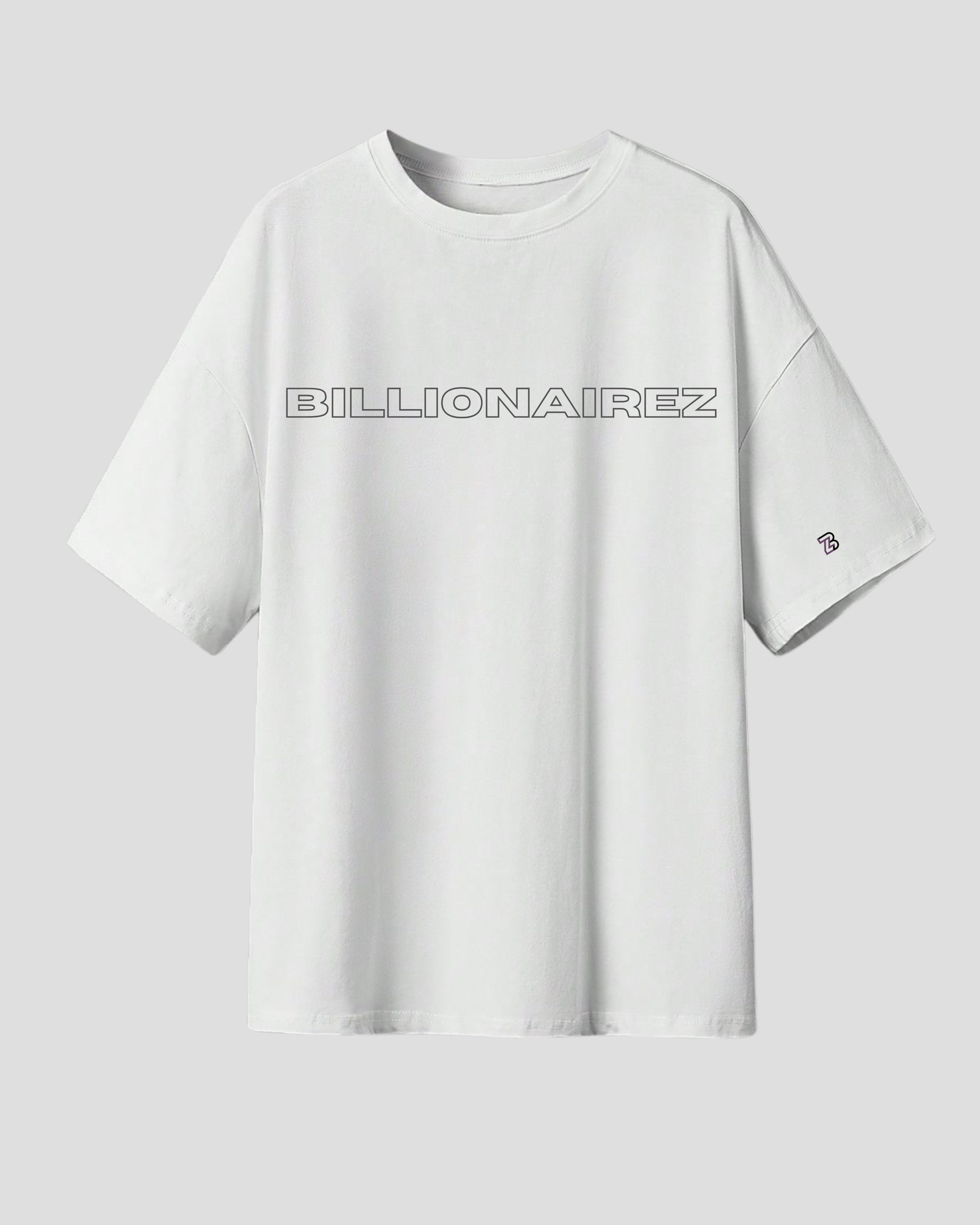 BillionaireZ “I See Everything” Oversized Tee – White