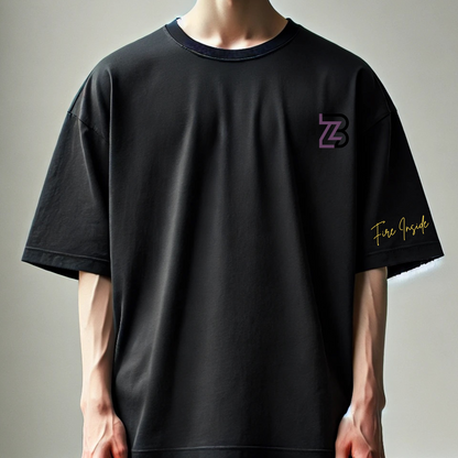 Billionairez “Crypto Blaze” Oversized Tee