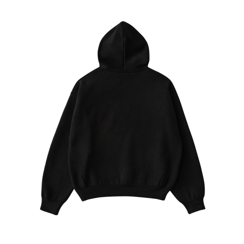 BillionaireZ® Signature Zipper Oversized Coord Set – Jet Black