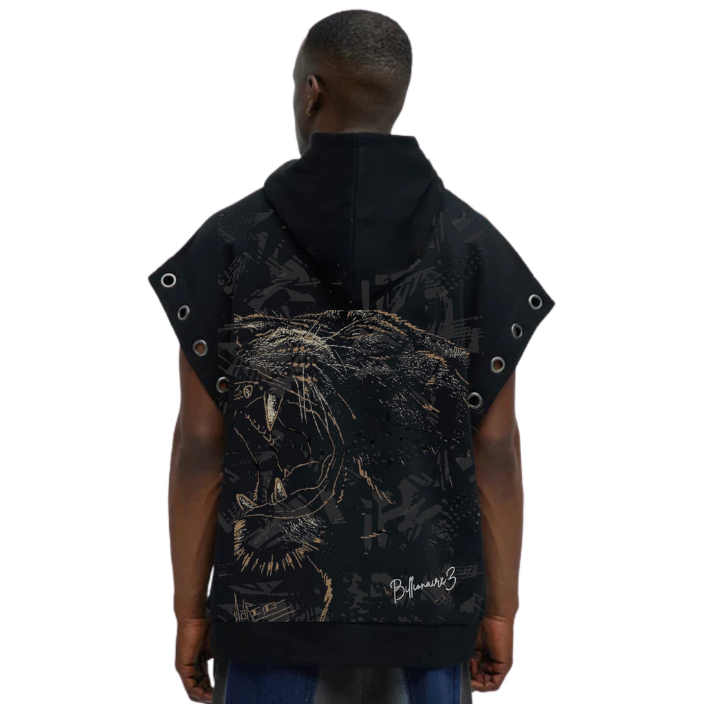 Back Off: The Roar Sleeveless Hoodie