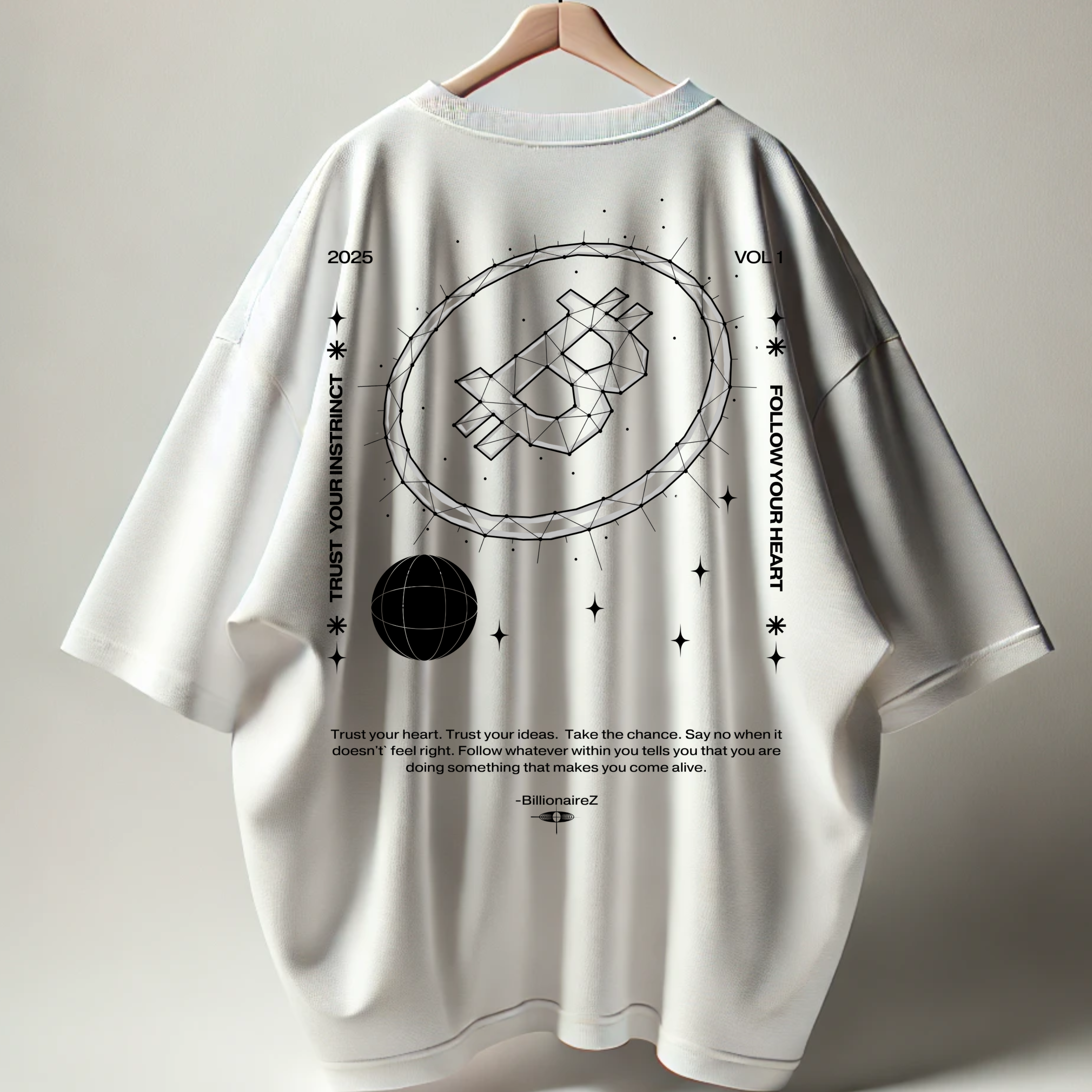 BillionaireZ “Follow Your Heart” Oversized T-Shirt