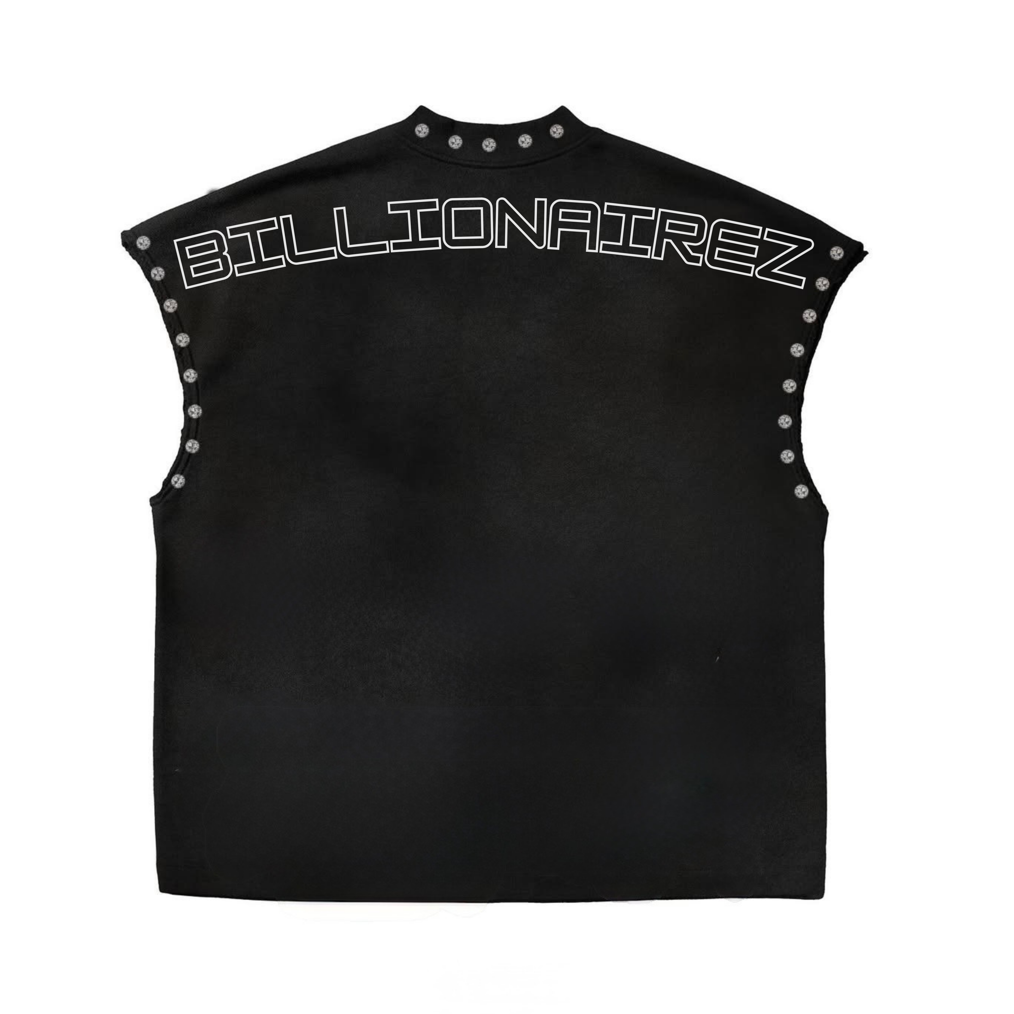 BillionaireZ Studded Power Vest Tee