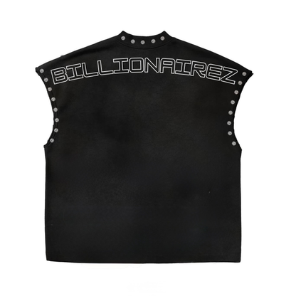 BillionaireZ Studded Power Vest Tee