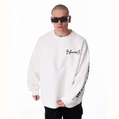 “Maybe This World is Other Planet’s Hell” Sweatshirt- White