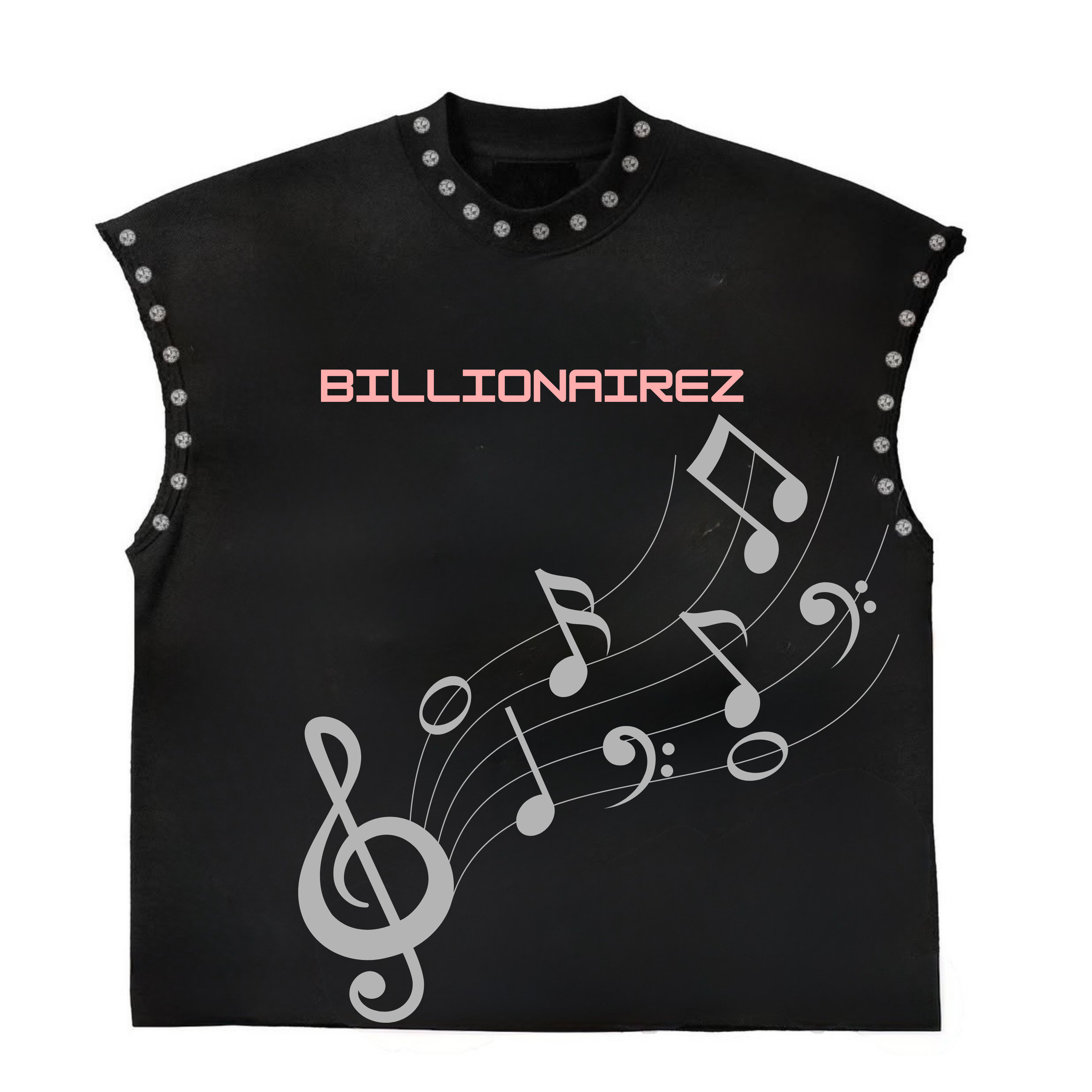 Music Junkie Studded Vest