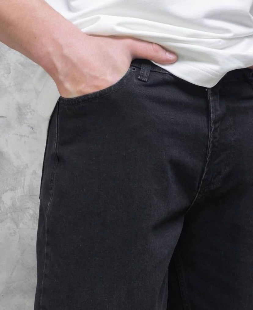 BillionaireZ Signature Relaxed-Fit Black Denim Jeans