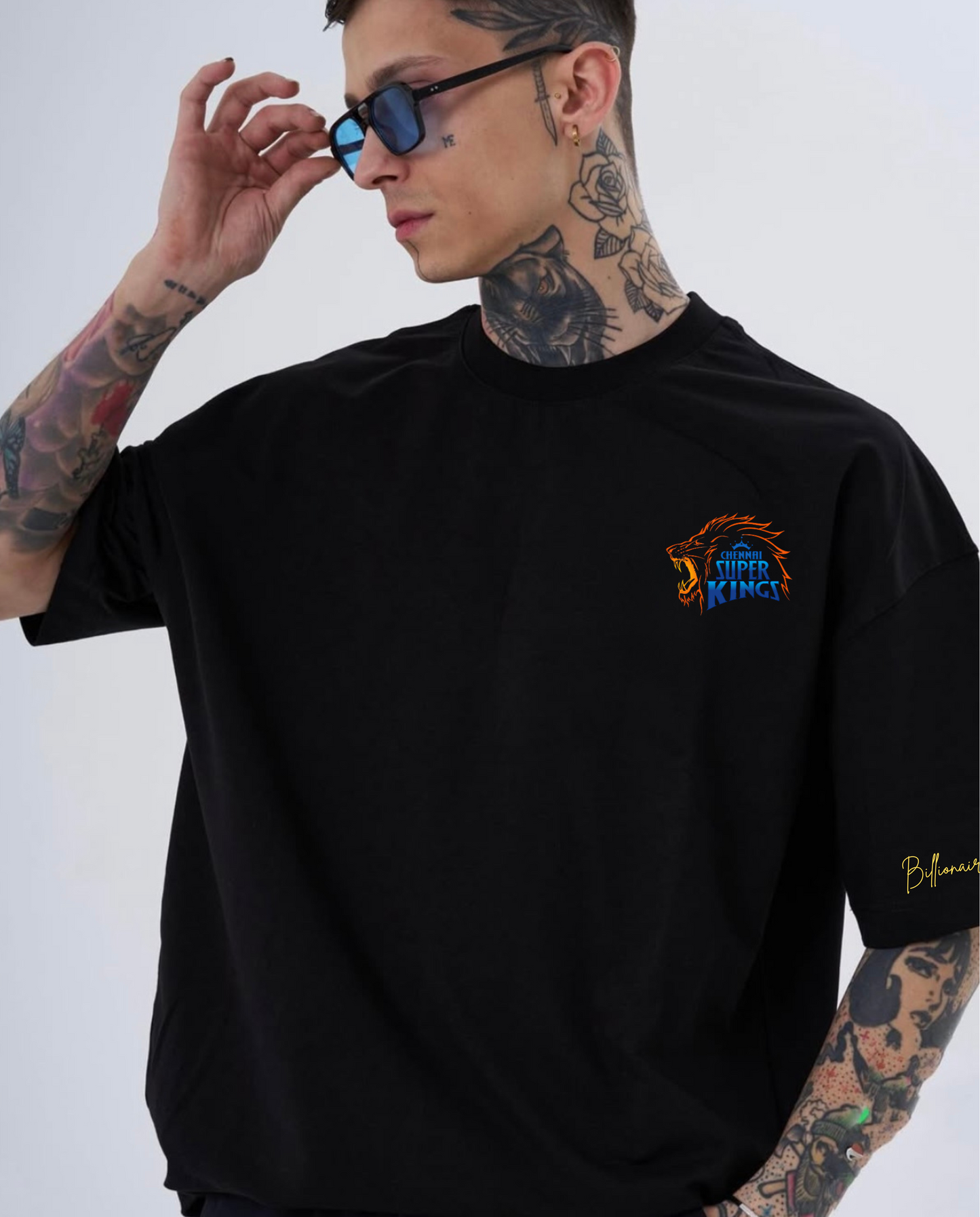 “My Money is on CSK” Oversized T-Shirt – BillionaireZ Sports Drop