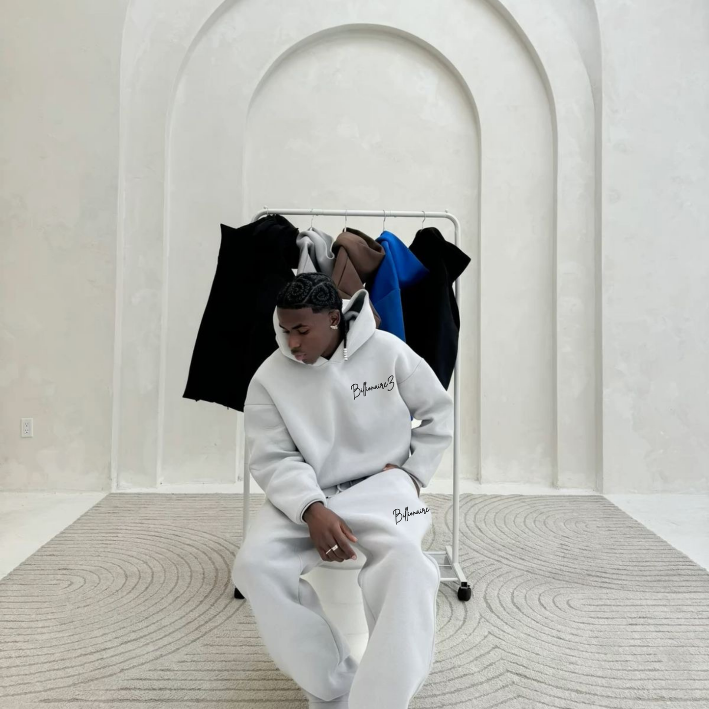 BZ Monochrome Luxe Co-Ord Set – Off White