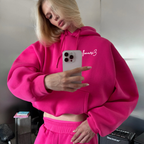 BillionaireZ® Signature Oversized Coord Set – Hot Pink