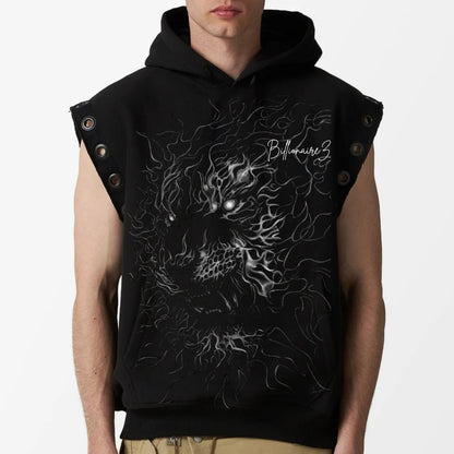 BillionaireZ “Inferno Spirit” Sleeveless Hoodie