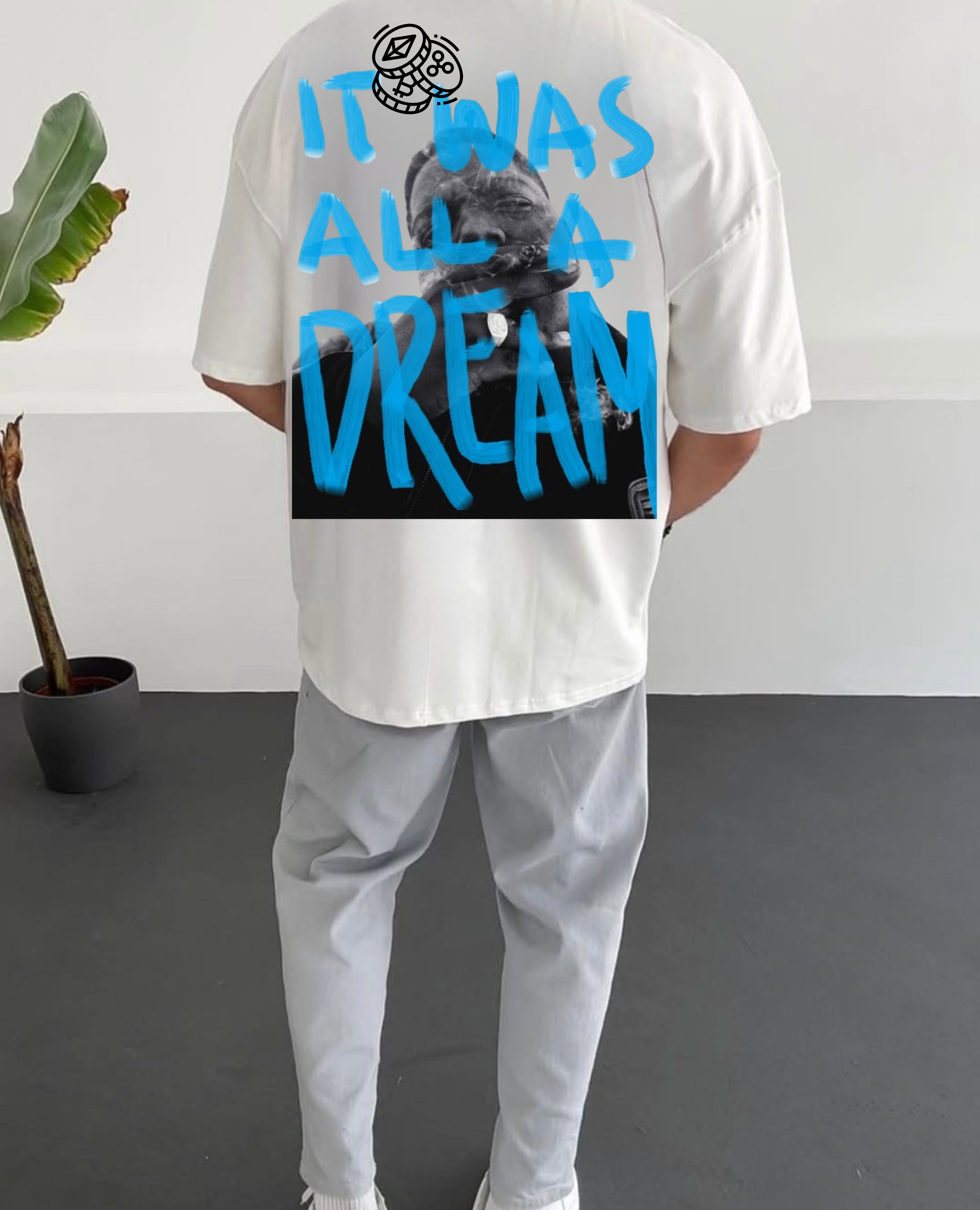 BillionaireZ “It Was All A Dream” Oversized Tee