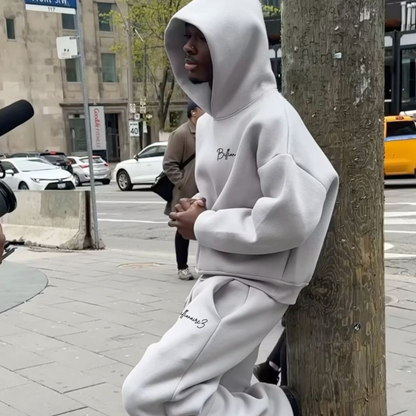 BZ Monochrome Luxe Co-Ord Set – Off White