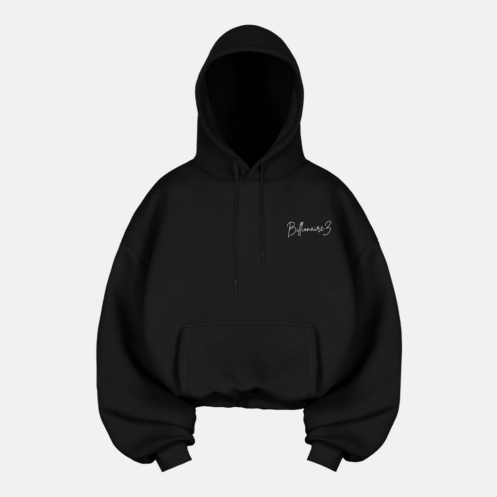 BillionaireZ® Signature Oversized Coord Set – Jet Black