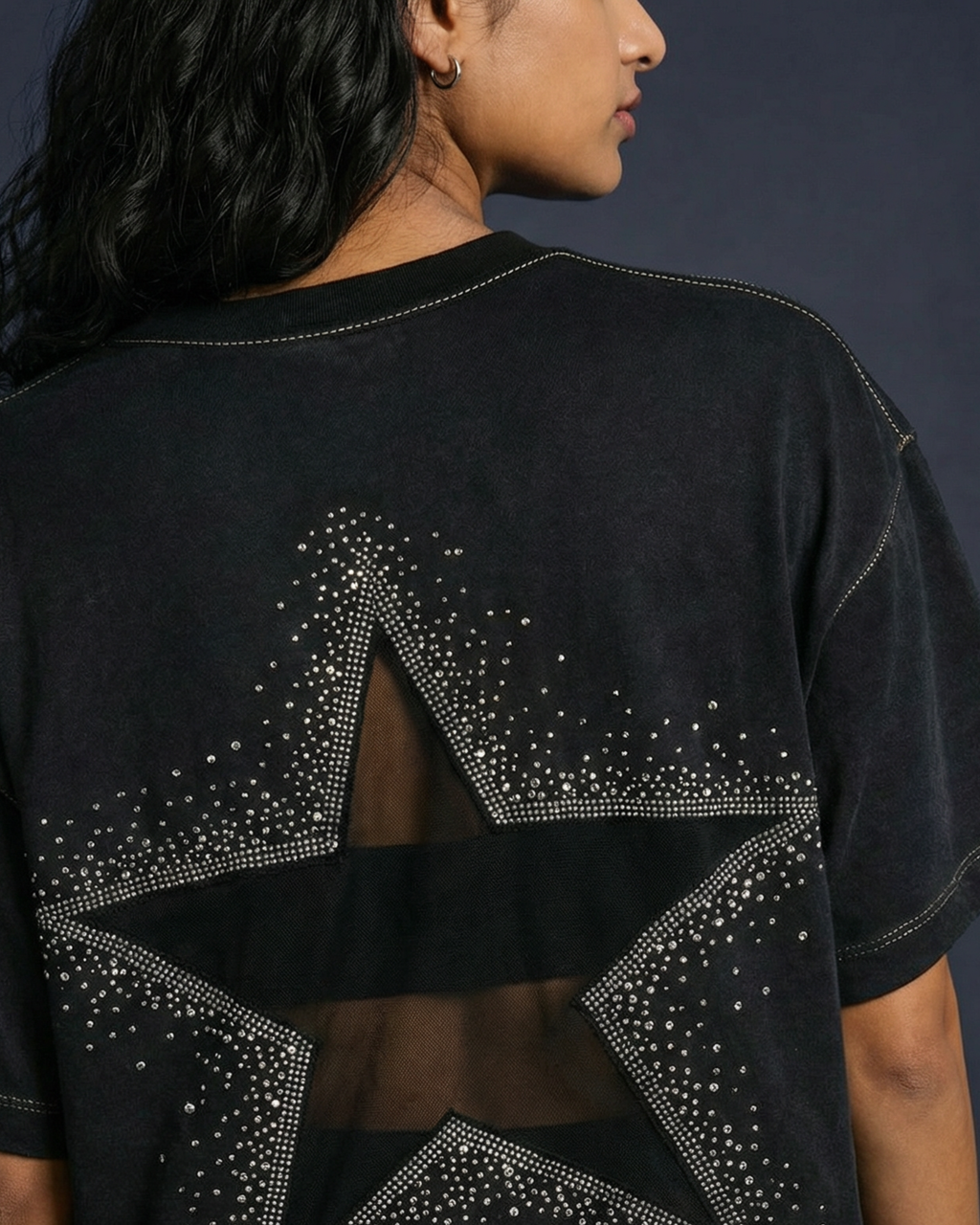 BillionaireZ Starlight Cutout Tee