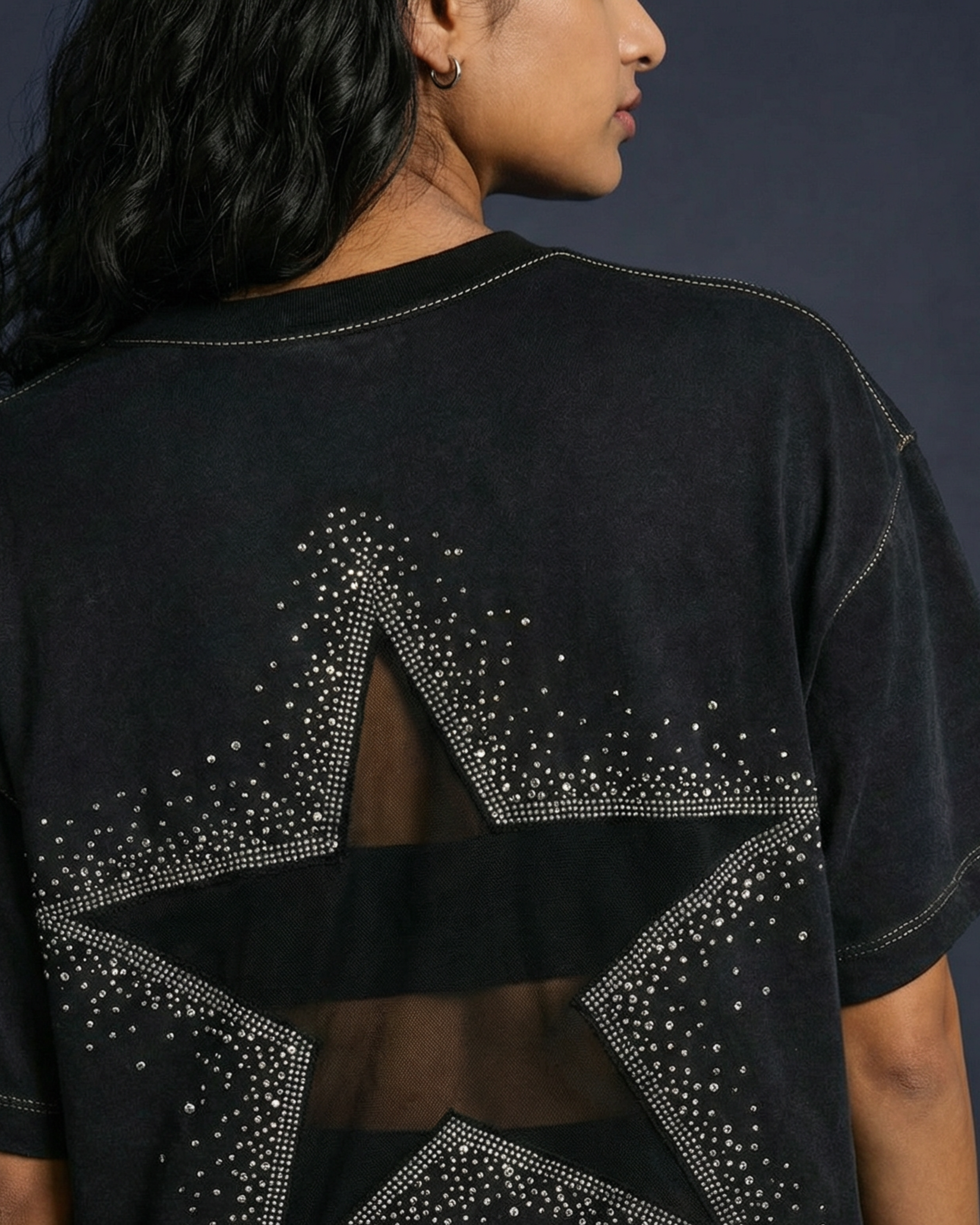 BillionaireZ Starlight Cutout Tee